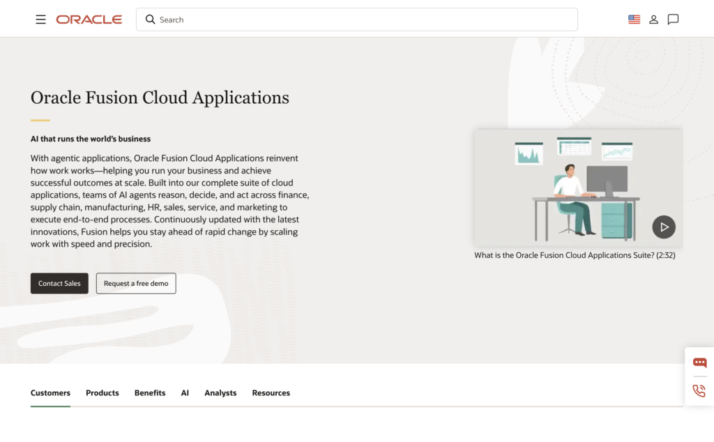 Orancle ERP Opengov ERP competitor