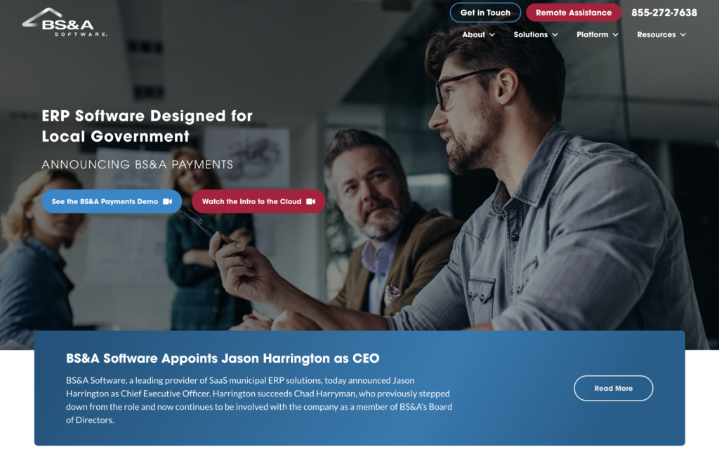 BS&A Software alternative to OpenGov