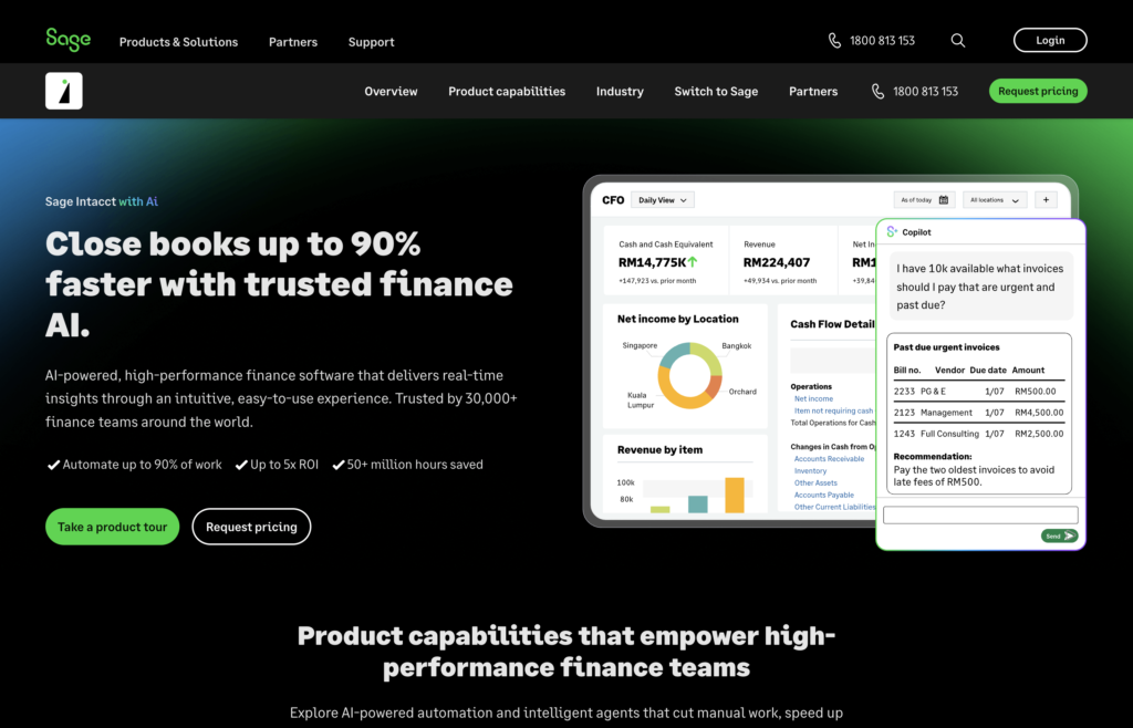 Sage Intacct  opengov competitor